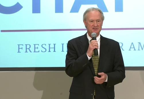 Former governor and U.S. Senator Lincoln Chafee