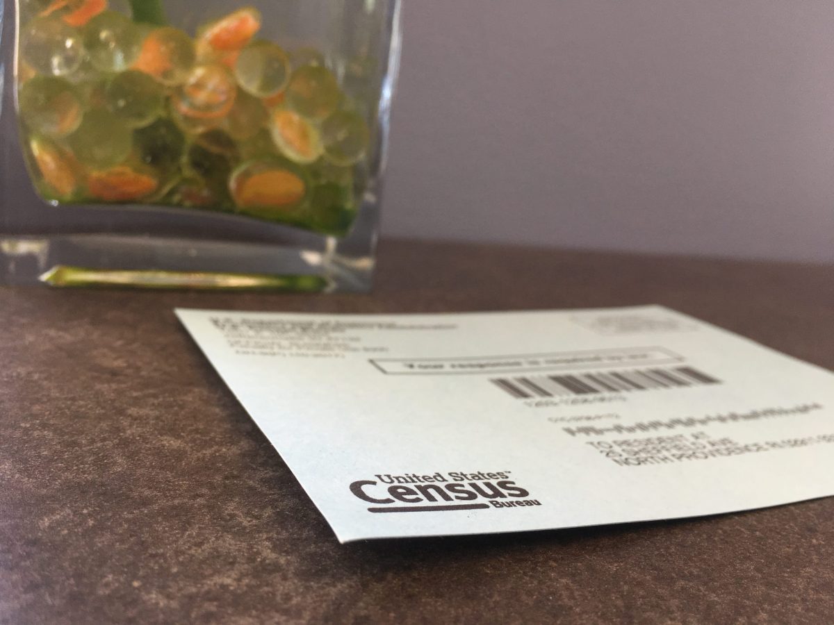 Cards mailed to Providence County residents as part of a test run for the 2020 Census.
