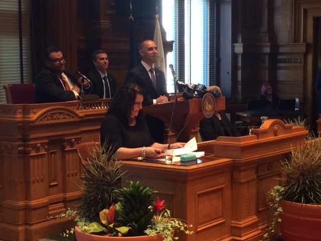 Elorza says shoring up Providence's pension is an issue of statewide importance.