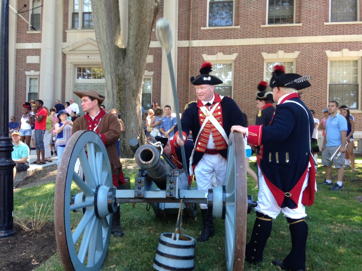 A historic 4th of July reenactment in Newport, one of many ways local residents mark Independence Day.