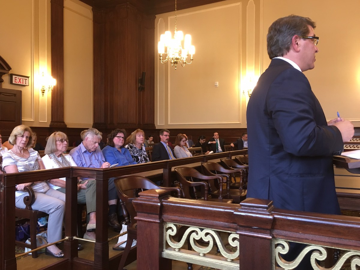 Pension holders at Superior Court hearing on failing St. Joseph's pension plan