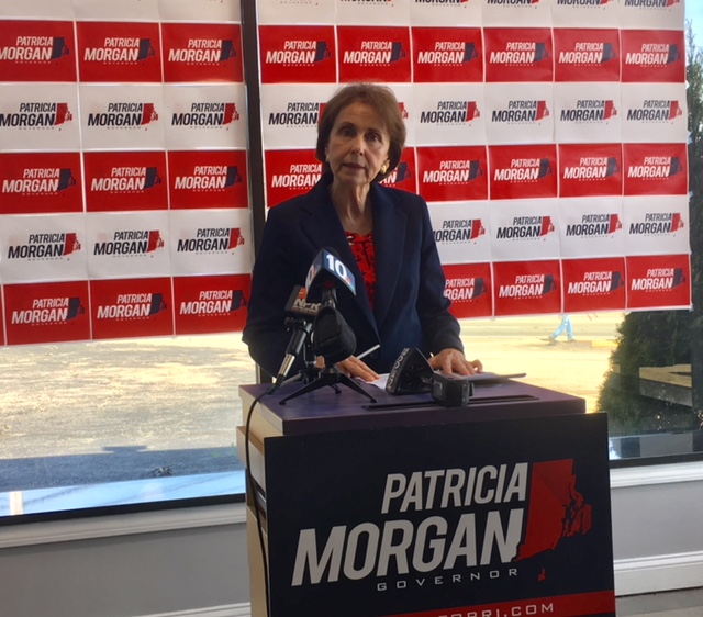 Morgan during a news conference earlier this year.