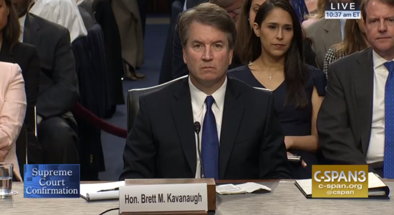 Brett Kavanaugh appeared before the Senate Judiciary Committee.