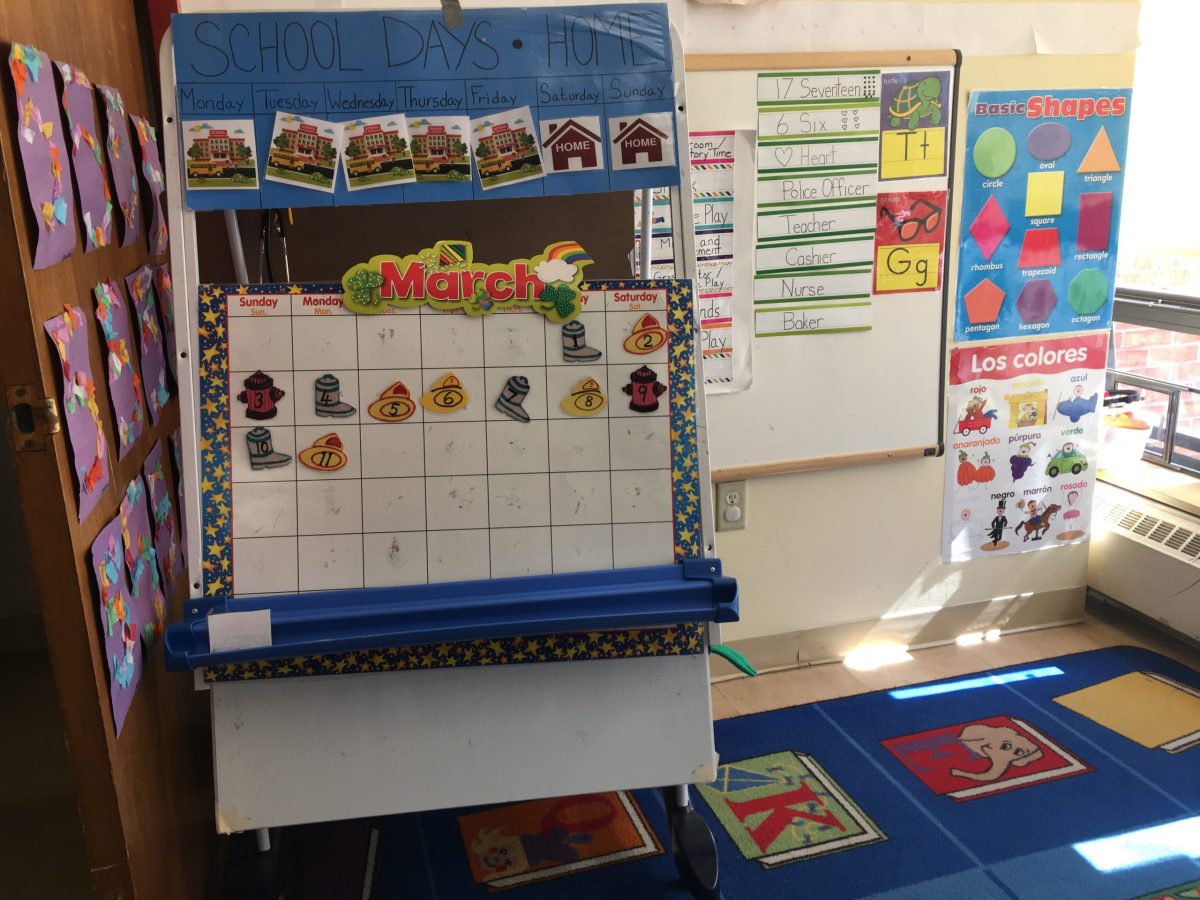 An early childhood classroom at Federal Hill House in Providence, where Sen. Jack Reed addressed parents and educators March 11, 2019.