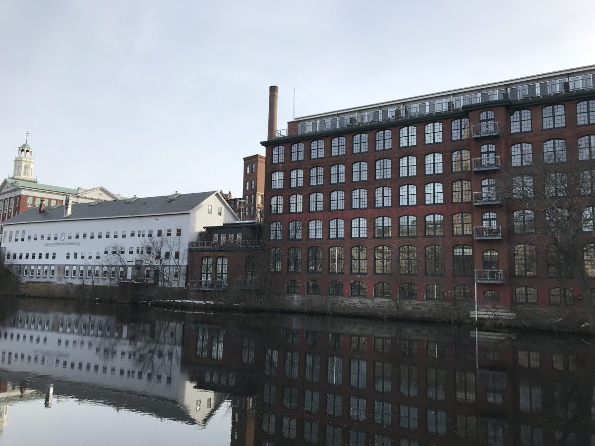 Mill buildings along the Blackstone River in Pawtucket.