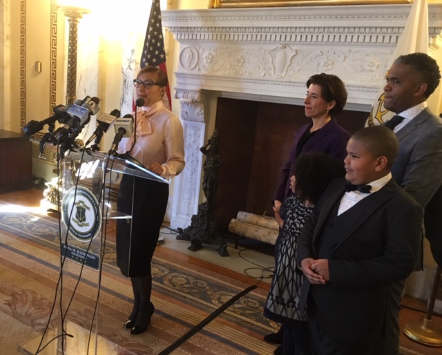 Infante-Green during her introduction at the Statehouse in March