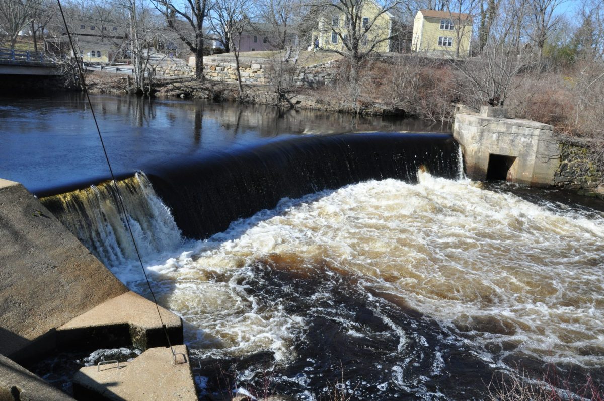 The Potter Hill Dam in Westerly, R.I.