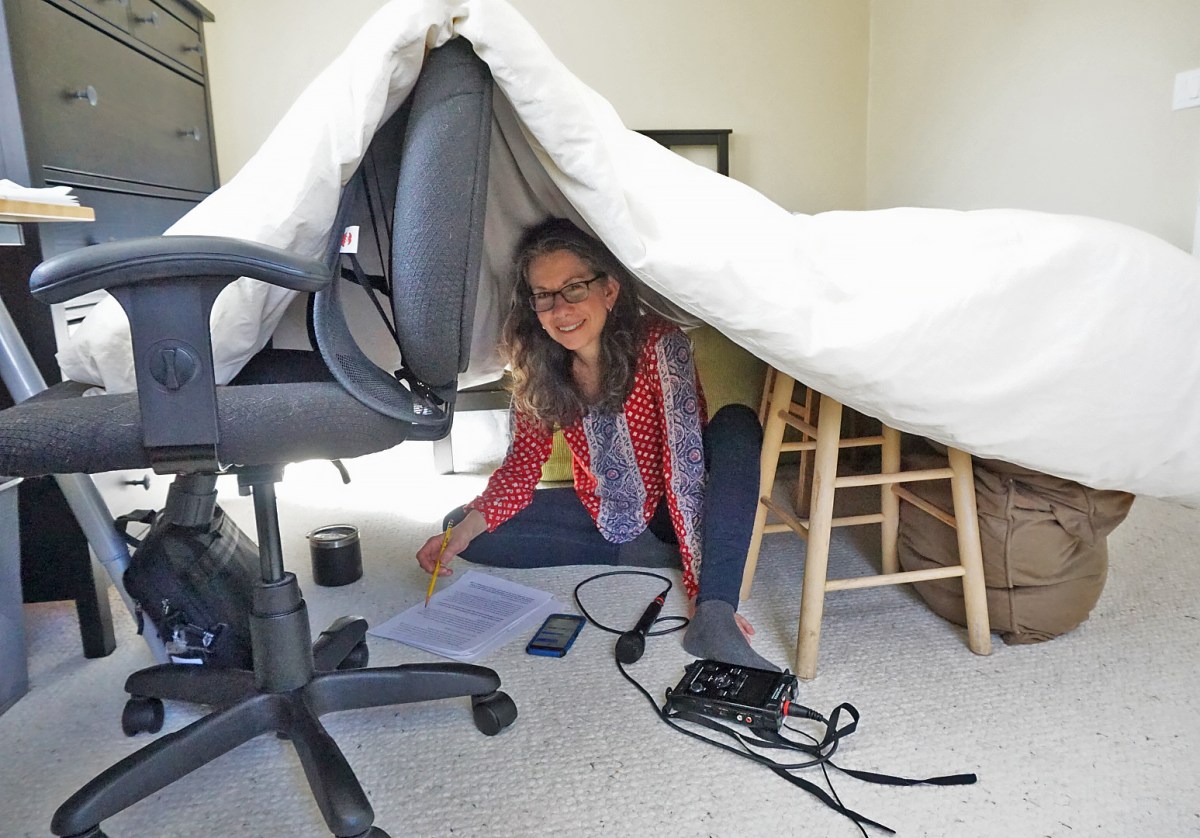 Health reporter Lynn Arditi, reporting from home.