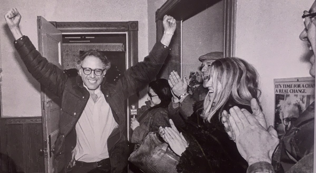 Bernie Sanders on his 1981 election win