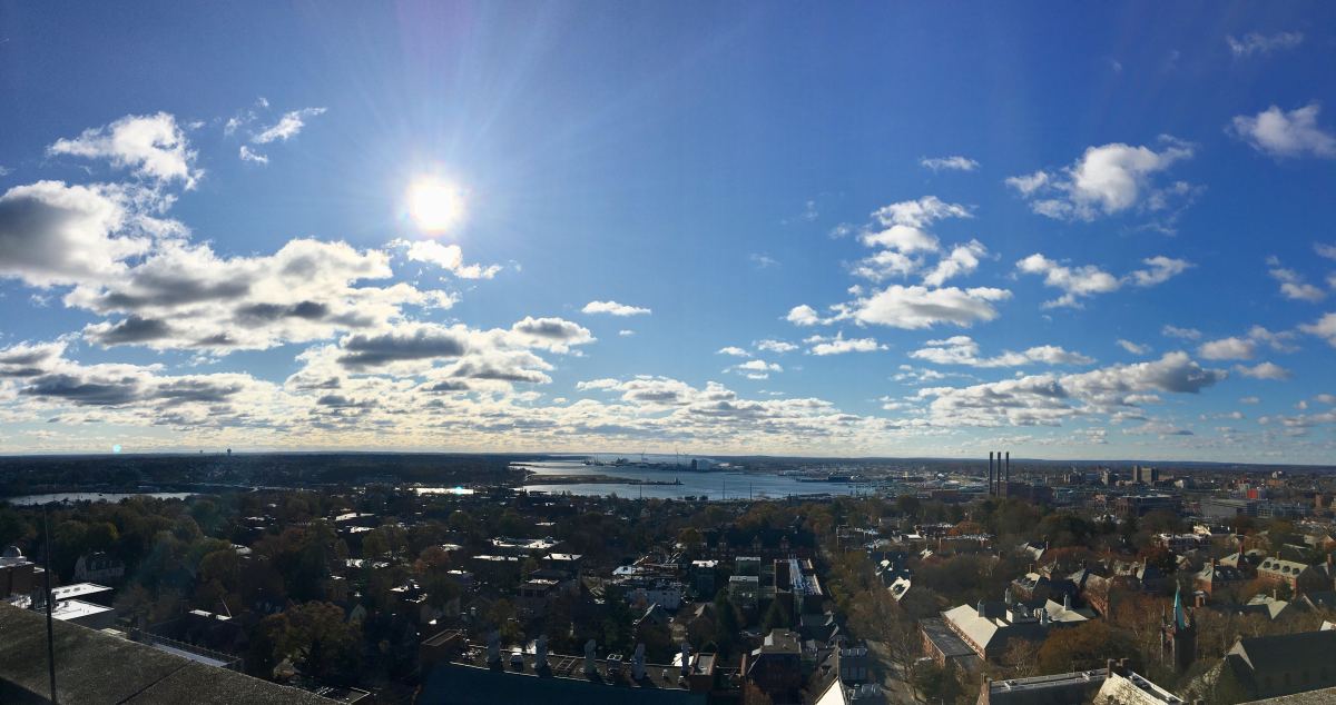 View from the Science Library at Brown University