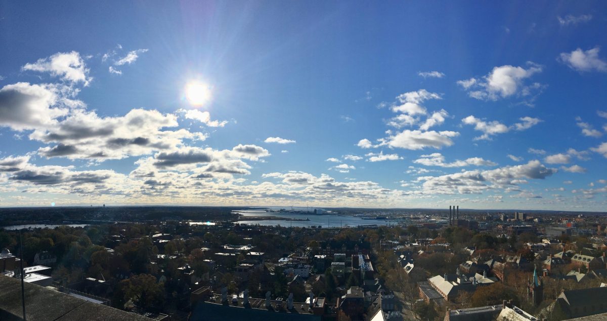 View from the Science Library at Brown University