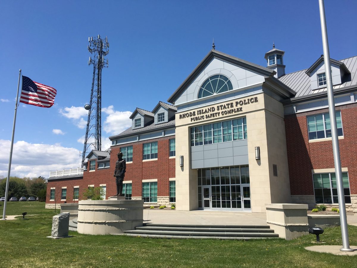 The E-911 center at the Rhode Island State Police in Scituate, R.I.