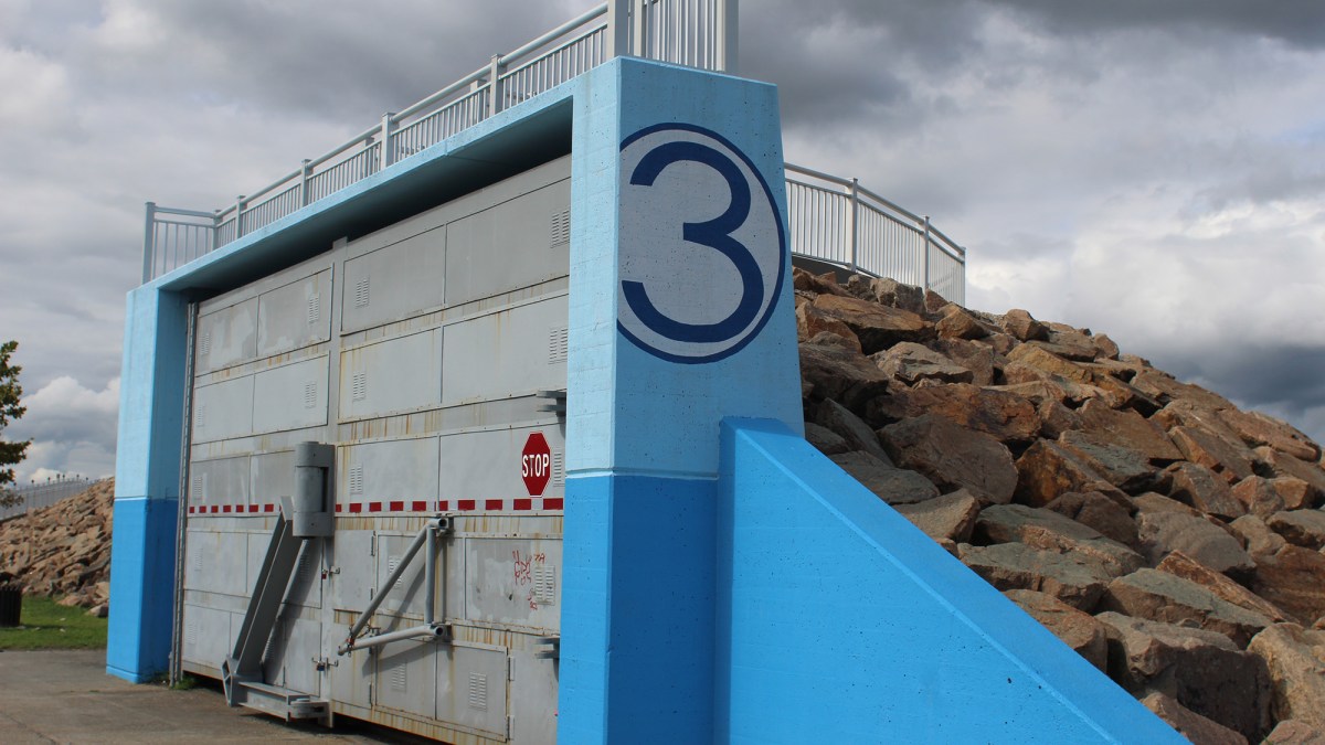 New Bedford is protected by the only hurricane barrier in Massachusetts.