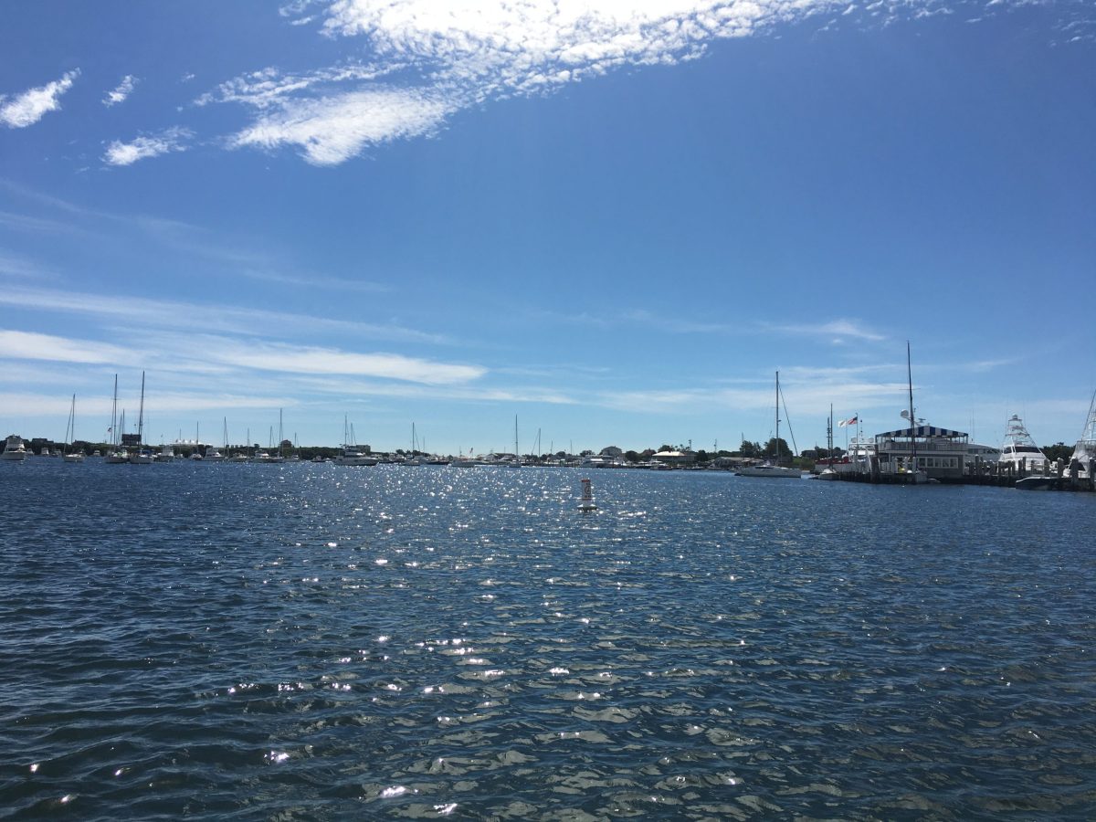 Since 2003, the owners of Champlin’s Marina and Resort (right) have been fighting for permission to expand the marina 240 feet into Block Island’s Great Salt Pond.
