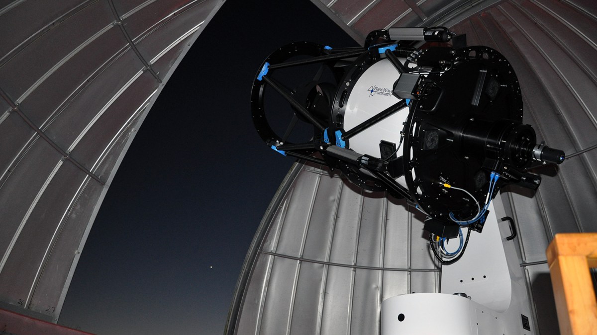 The new PlaneWave CDK600 telescope is pictured at Frosty Drew Observatory in Charlestown.