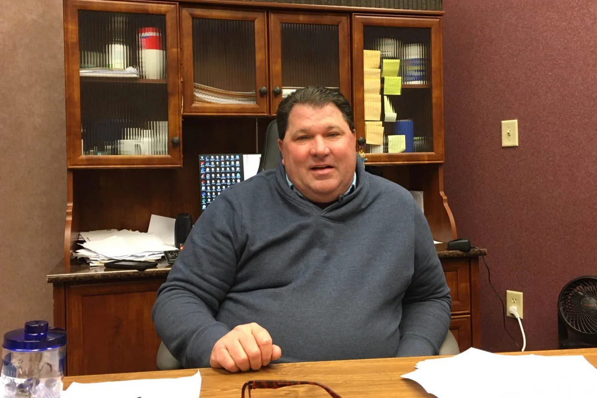 Albert F. Peterson III at his office at American Safety Programs and Training in 2019.
