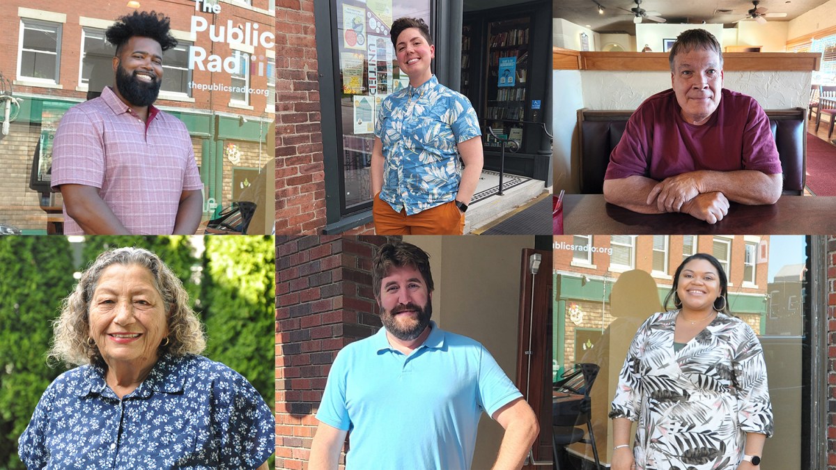 Clockwise from top left: Kevin Lowther, Danielle Beliveau, Dade Nunez, Leslie Dunn, Westin Place, and Madeline Labriola.