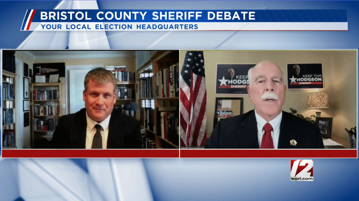 WPRI hosted Friday’s debate between Sheriff Thomas Hodgson and his Democratic challenger, Paul Heroux.