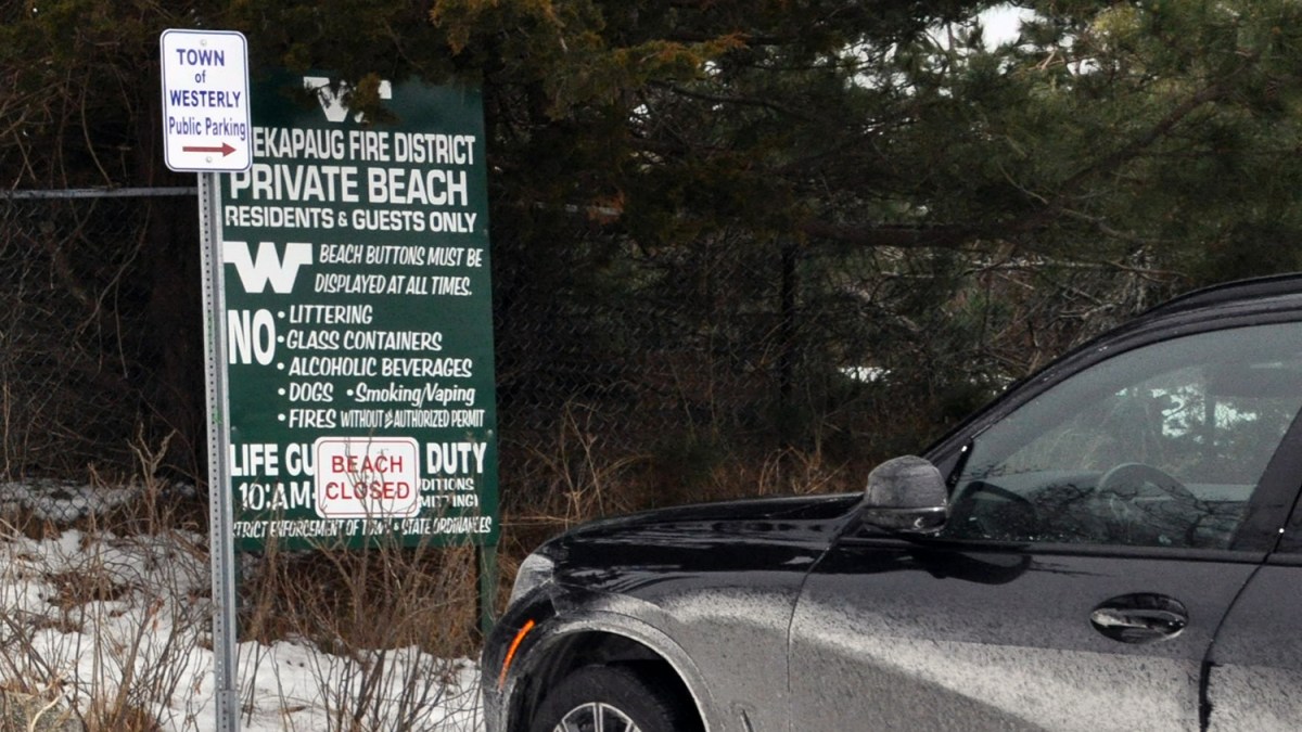 A panel from the Rhode Island Coastal Resources Management Council met Tuesday to discuss its review of a contested right-of-way to the beach in Westerly.