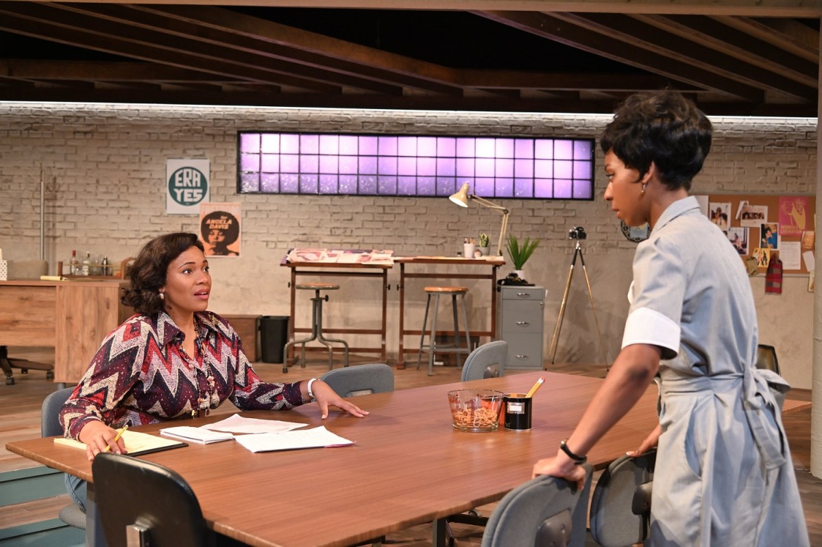 Geri-Nikole Love as Gwen and Angelique M. C-Dina as Connie.