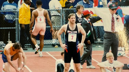 Neil Steinberg at the Penn Relays