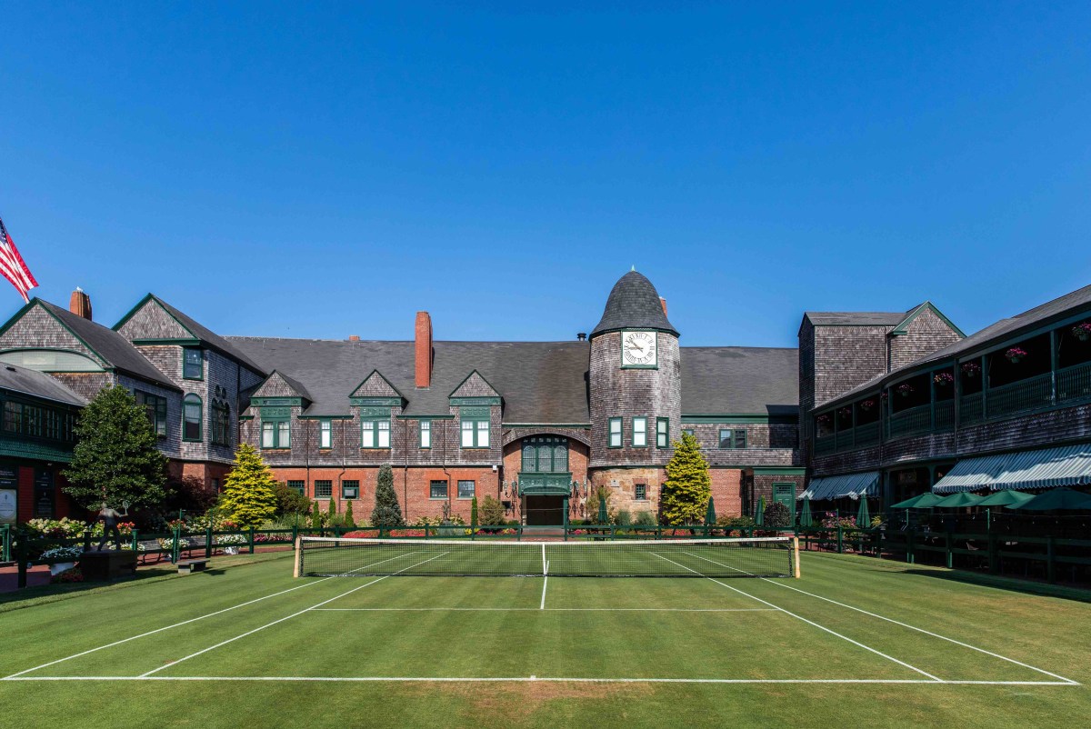 The Horseshoe Court is one of the historic grass courts at Newport’s International Tennis Hall of Fame. The ITHF announced its Infosys Hall of Fame will be played for the last time in July 2024.
