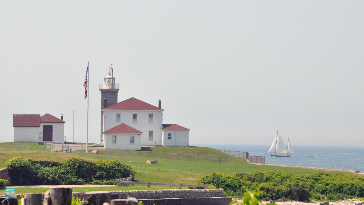 The Watch Hill Lighthouse is pictured on Monday, July 12, 2023.