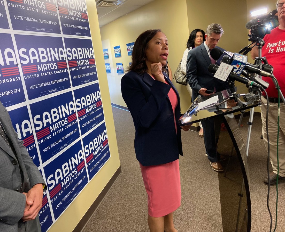 Matos said she waited to speak out after until action by the state Board of Elections.