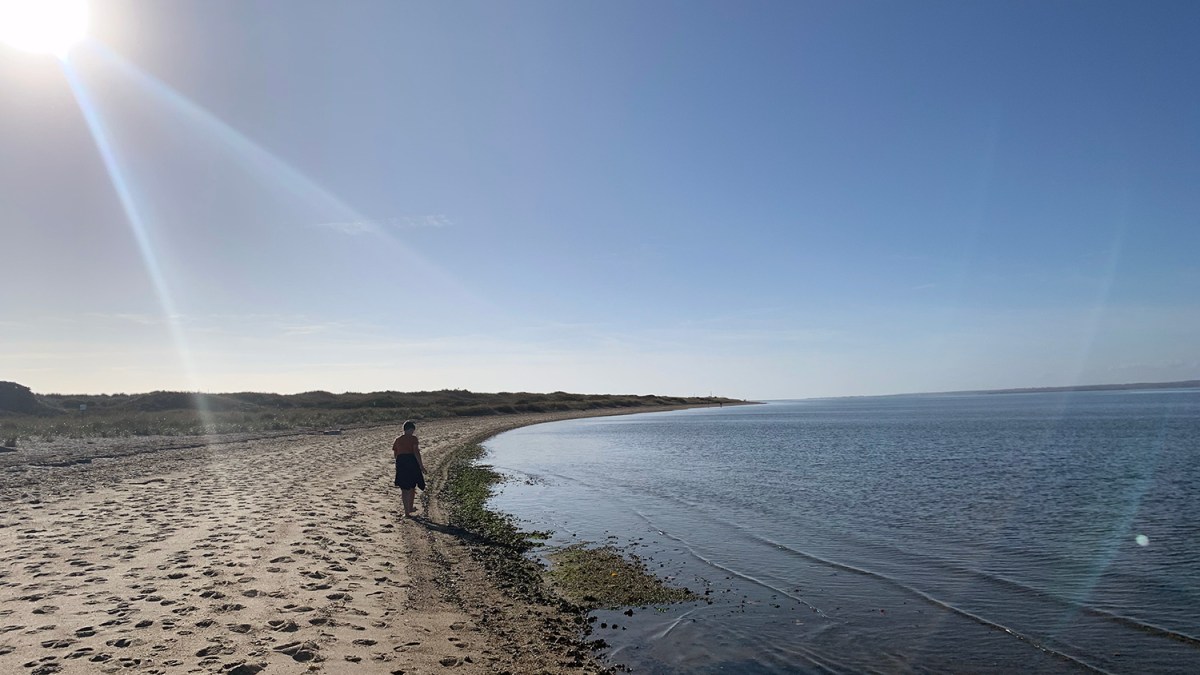 A scene at Napatree Point Conservation Area in Westerly.
