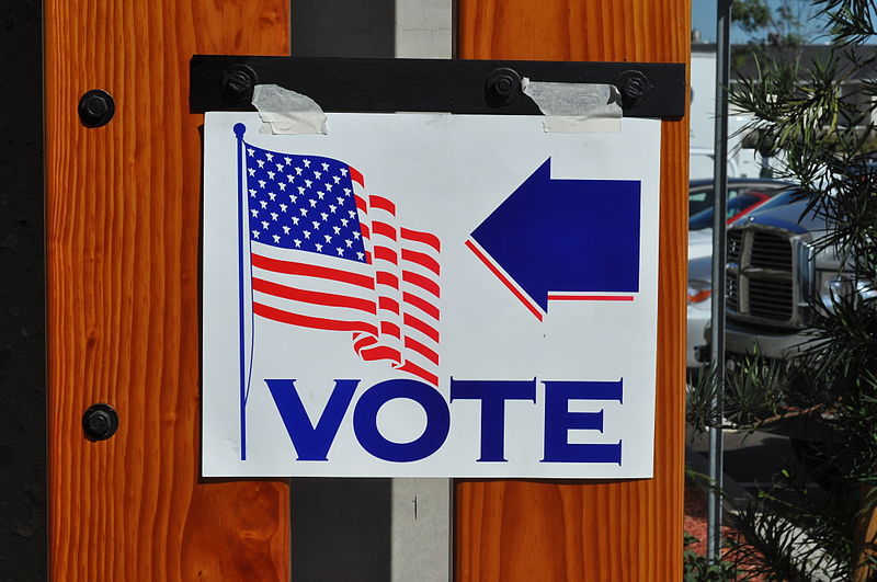 vote sign