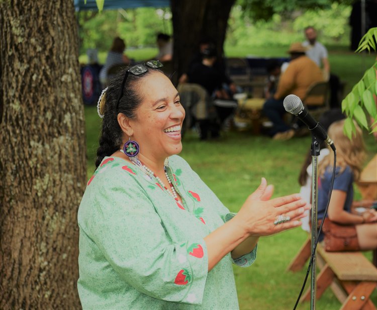 Lorén Spears, Executive Director of the Tomaquag Museum.