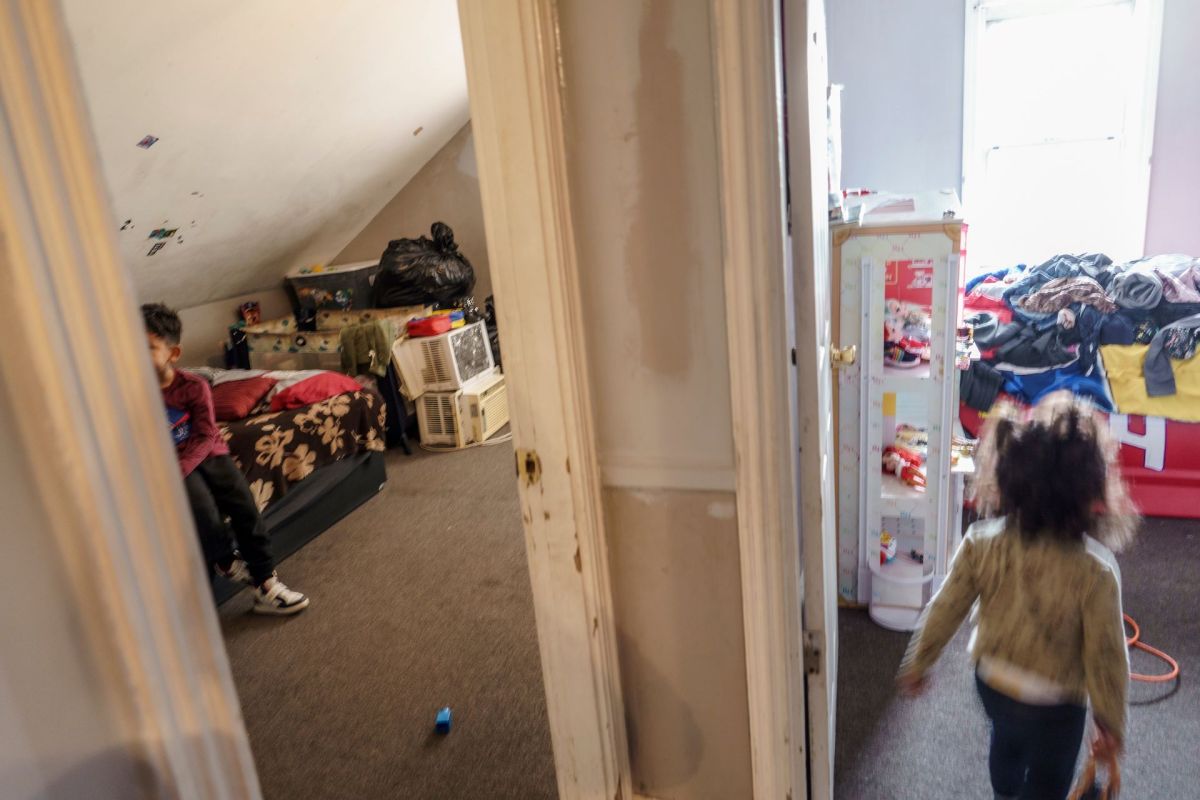 A test showed Sofia, 2 years old, had an elevated level of lead in her blood while the family lived in this Central Falls apartment.