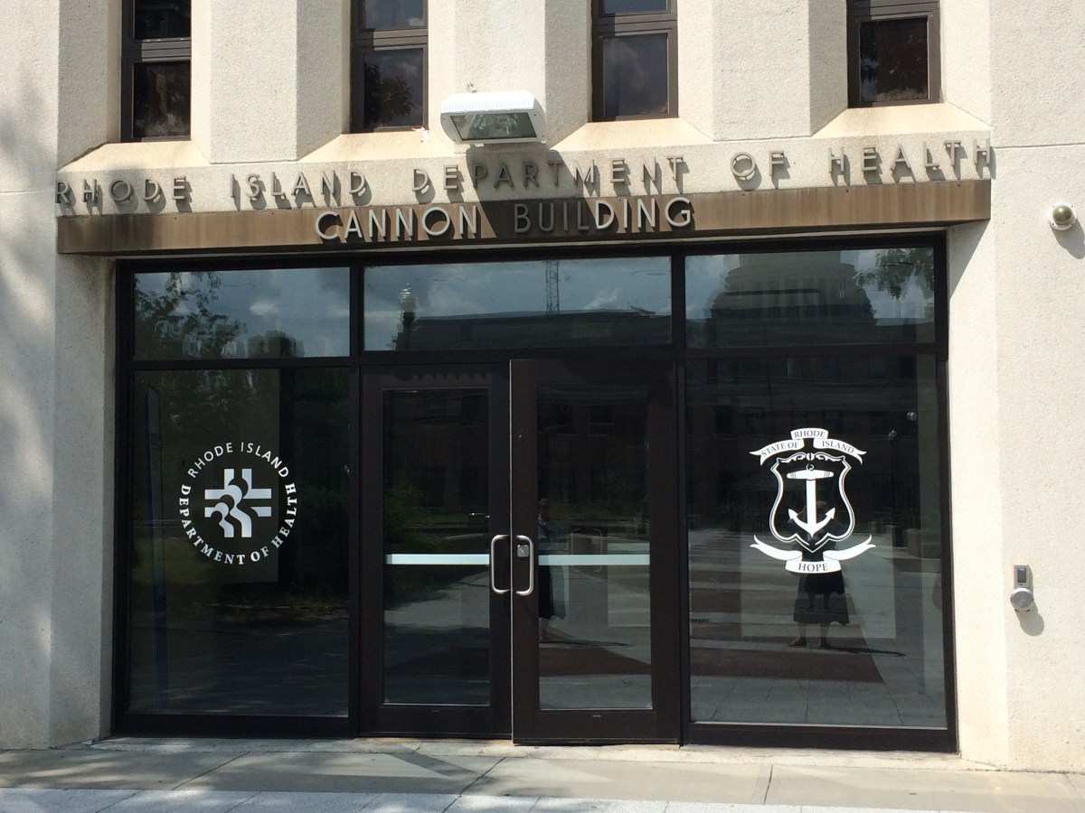 Exterior of the RI Department of Health