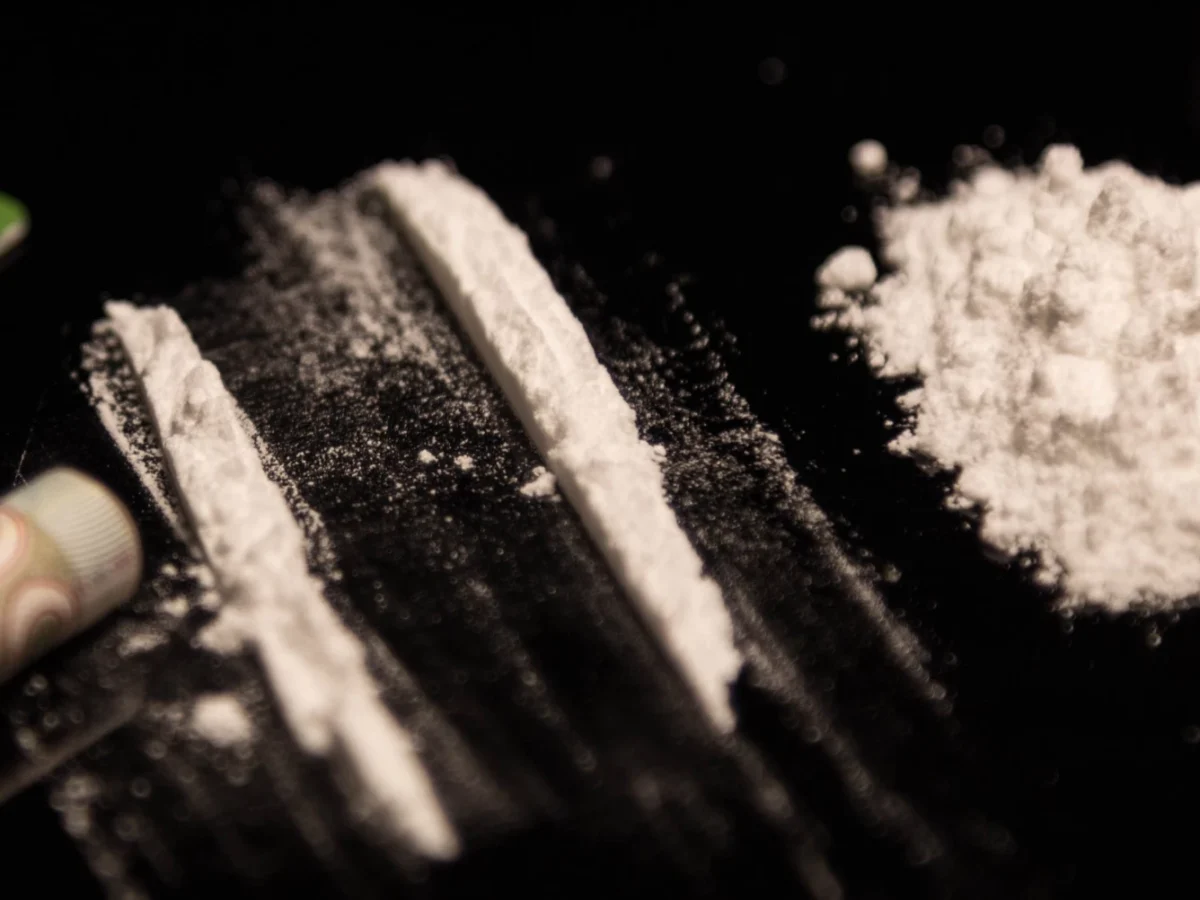 lines of cocaine on a surface