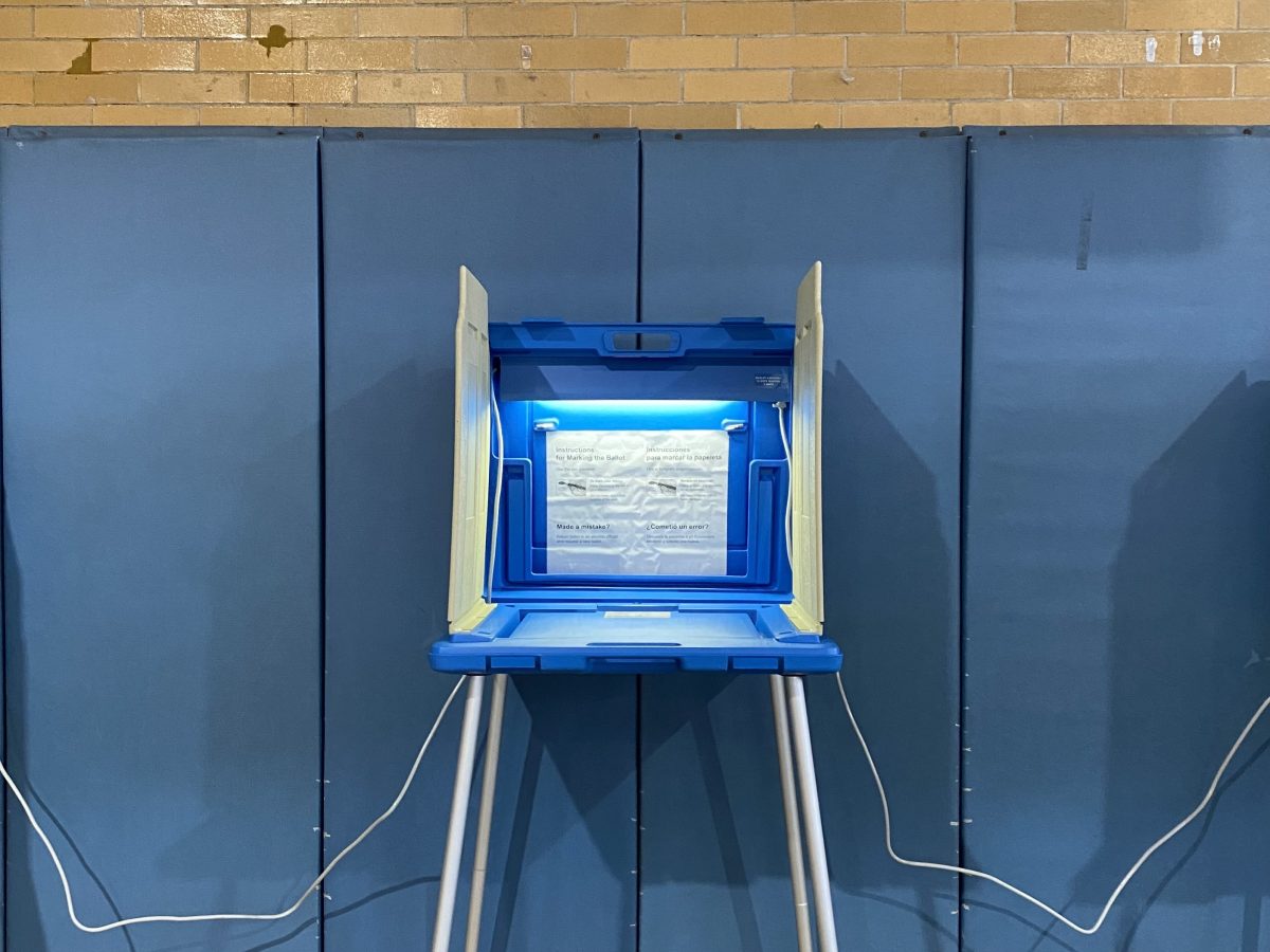 single voting booth