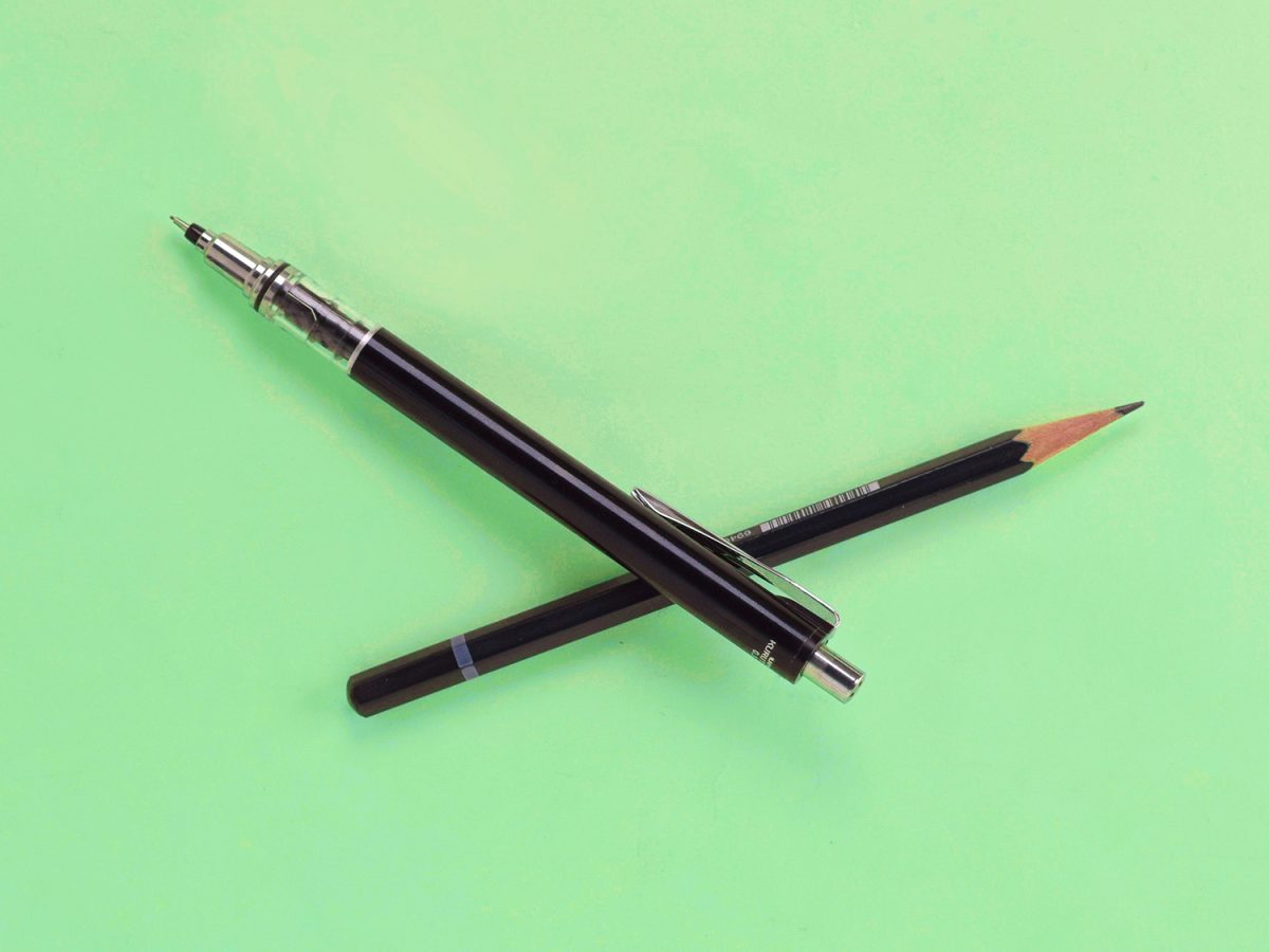 Should I use a wooden pencil or a mechanical one?