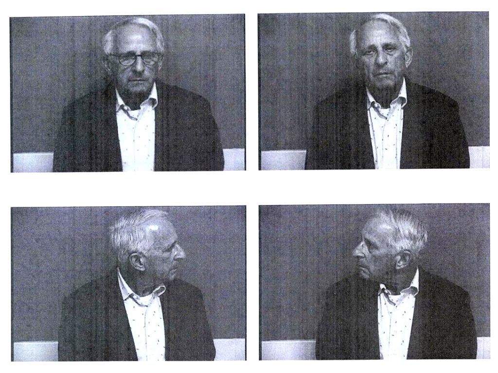 Police photographs of David M. Roth.