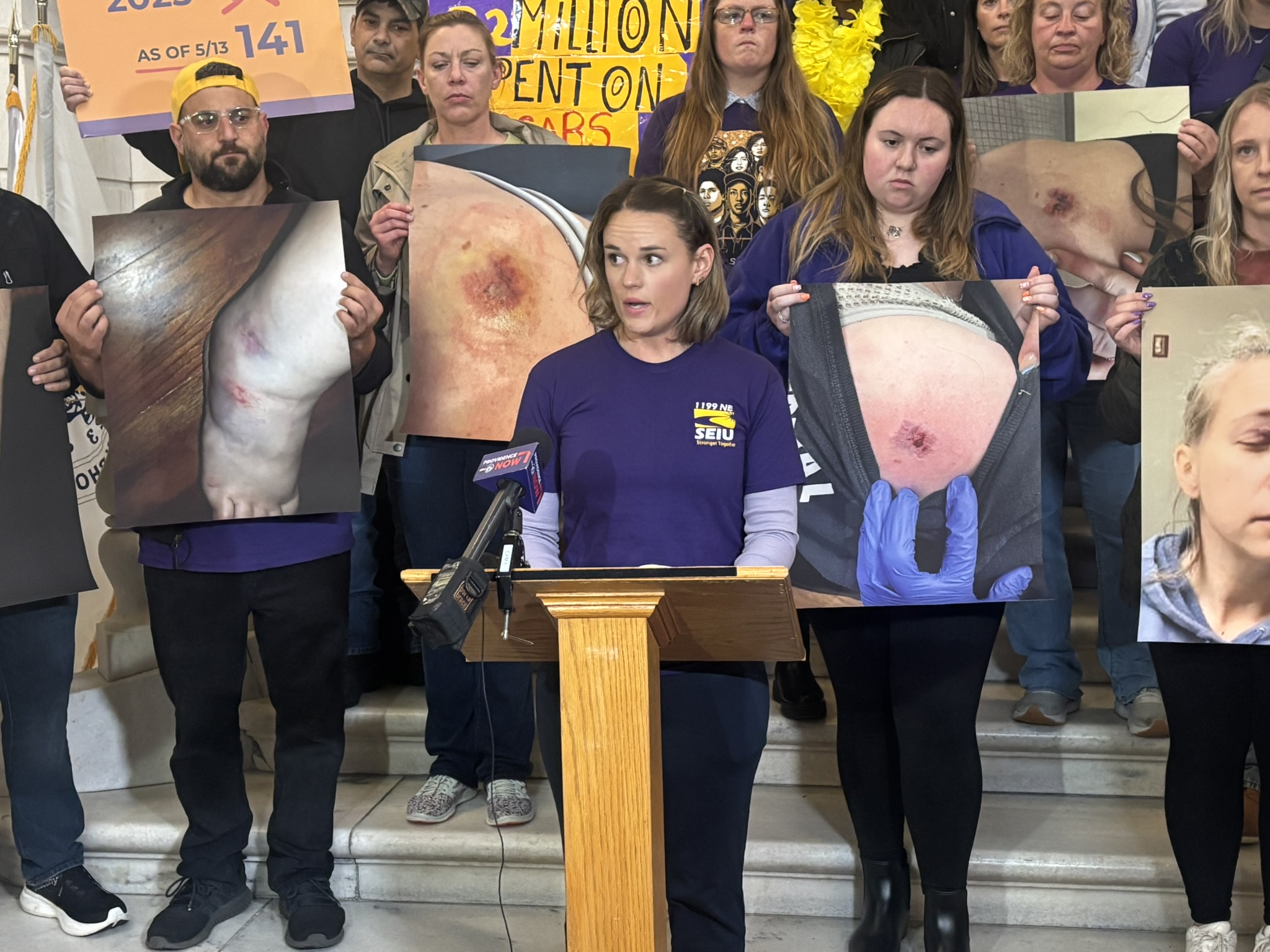 Staffing shortages, rise in workplace violence fueling strike at Butler Hospital